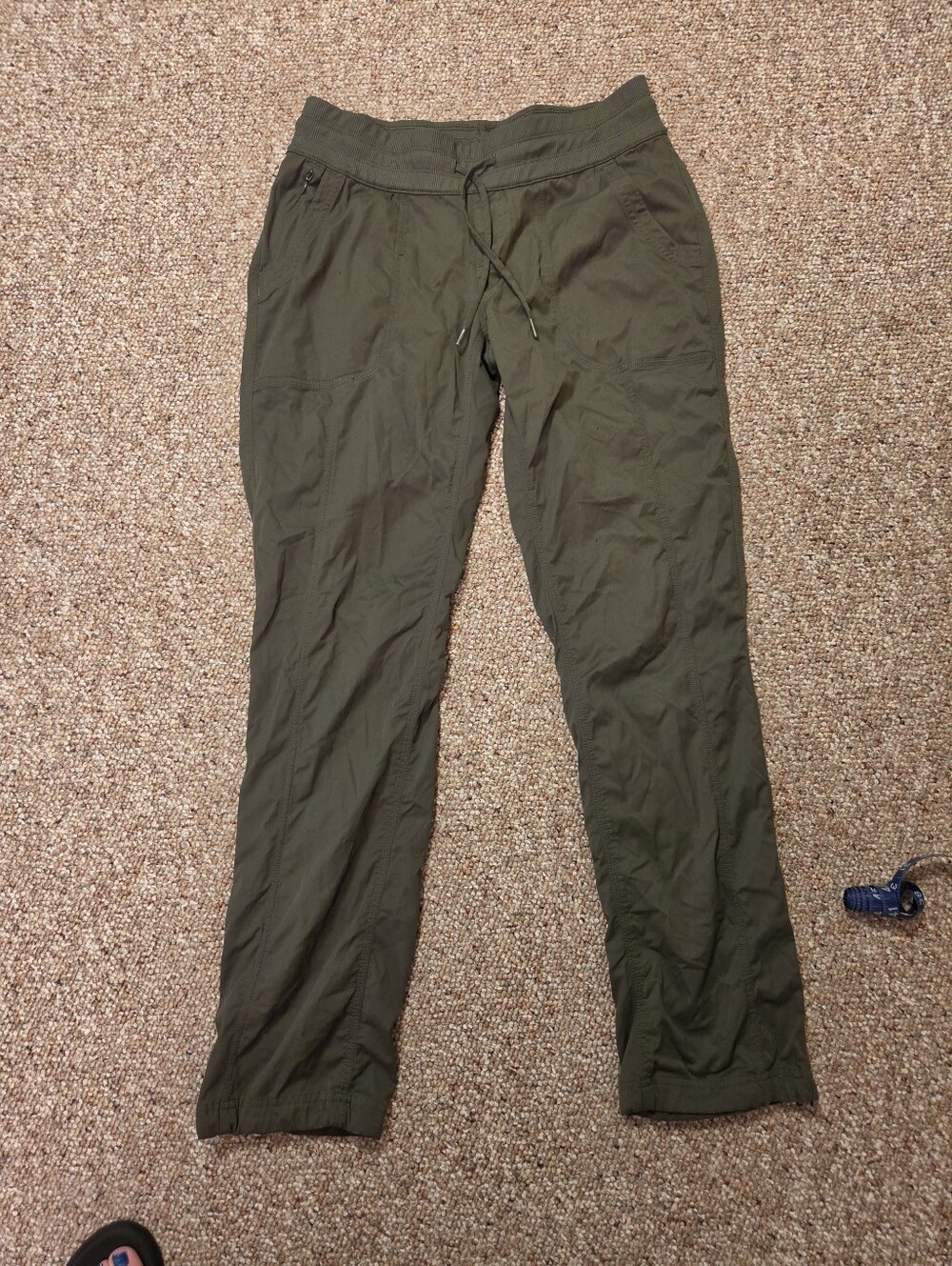 The North Face Olive Green Women's Drawstring Track Pants